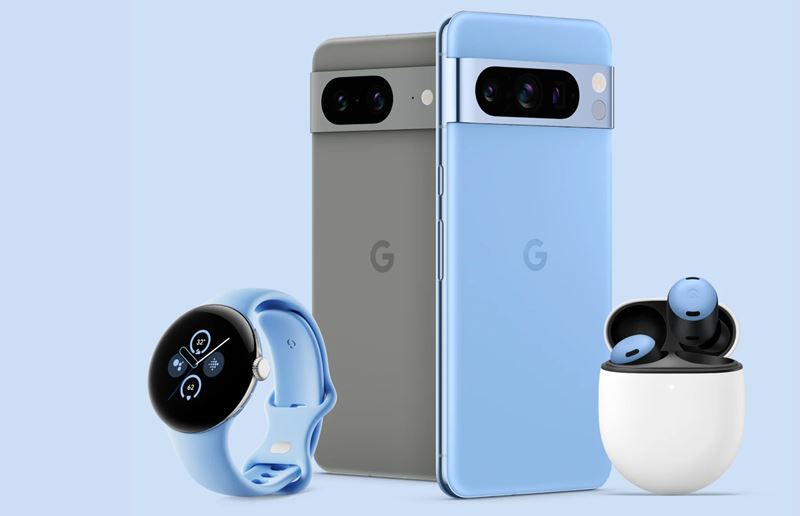 Google predstavilo Pixel 8, Pixel 8 Pro a aj Pixel Watch 2