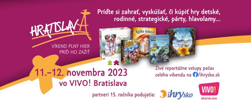 HRAtislava bude u tento vkend v Bratislave