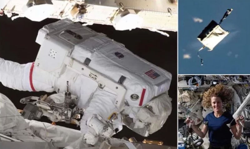 IIS astronautke vo vesmre uiel kufor s nradm