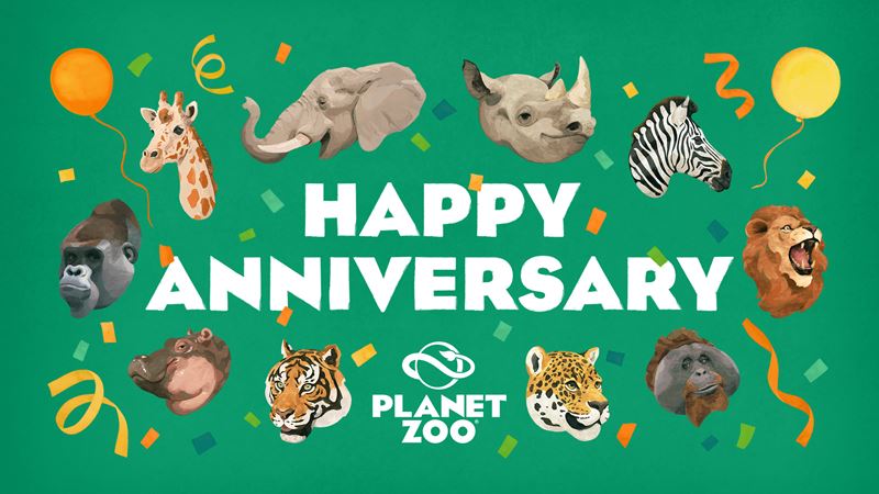 Planet Zoo oslavuje 4. narodeniny rozrenm zadarmo