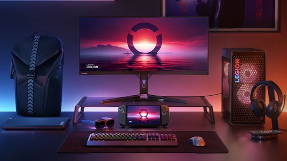 Lenovo na trendy v mobilite hrov reaguje prenosnou hernou konzolou, VR okuliarmi a novou vlajkovou loou Legion 9i