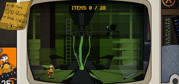 Lambda Generation je 2D zhrnutie Half-Life značky