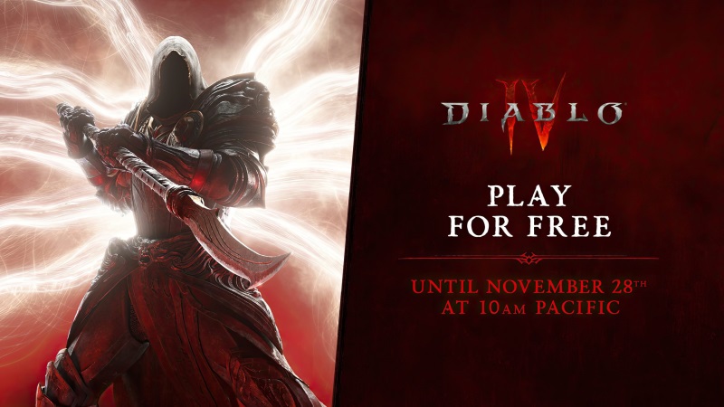 Diablo IV je zadarmo na vkend na Steame