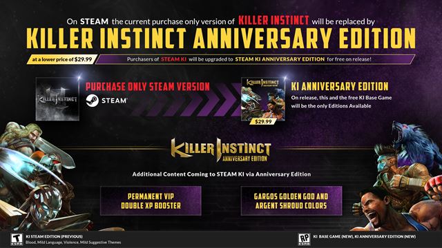 Killer Instinct dostane update k desiatemu v�ro�iu 