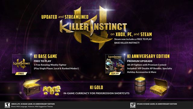 Killer Instinct dostane update k desiatemu v�ro�iu 