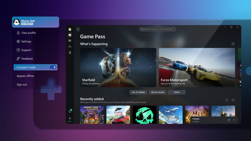 Xbox konzoly a Game Pass aplikcia dostvaj novembrov update