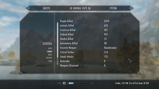 Hr�� spravil v Skyrime genoc�du, zabil �plne v�etk�ch 