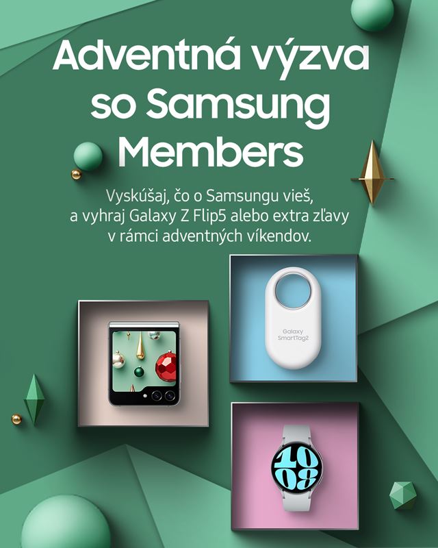 Samsung spa poas adventnch vkendov akcie pre svojich fanikov  
