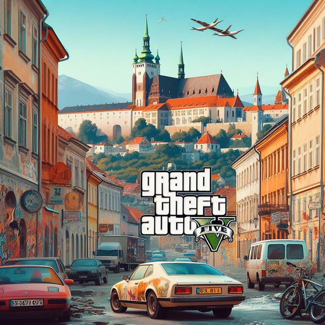 Ako si AI predstavuje GTA na Slovensku? 