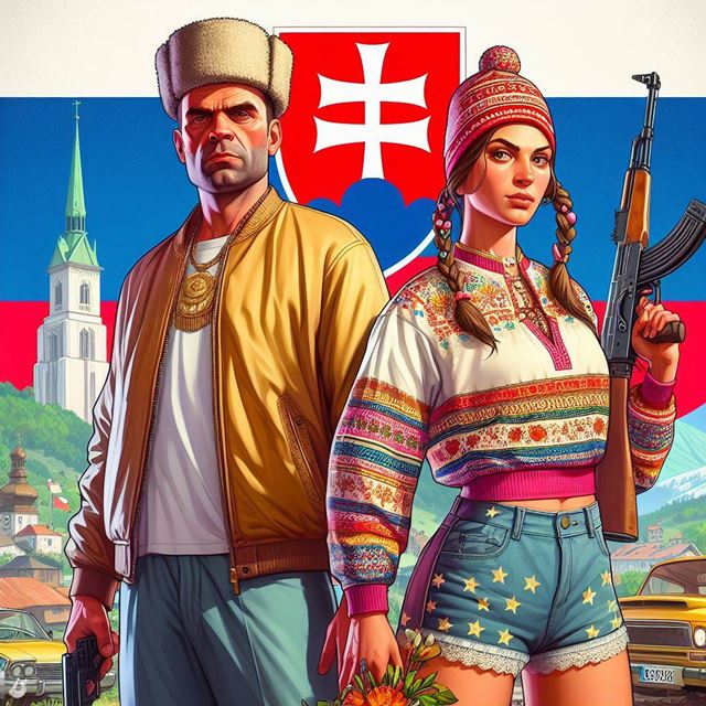 Ako si AI predstavuje GTA na Slovensku? 