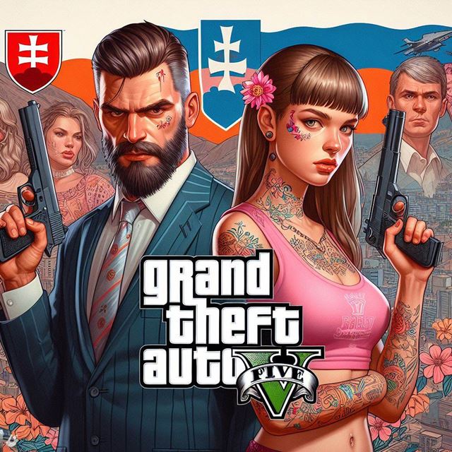 Ako si AI predstavuje GTA na Slovensku? 