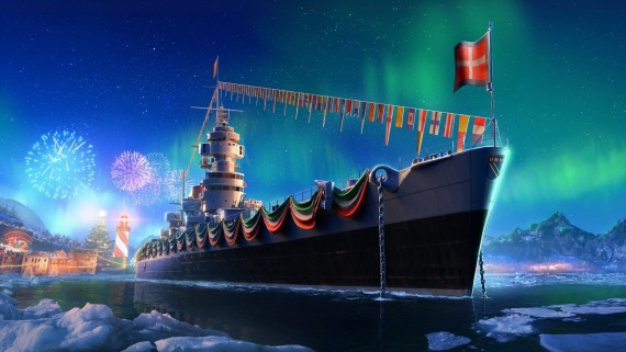 Aj vo World of Warships hrách začínajú Vianoce