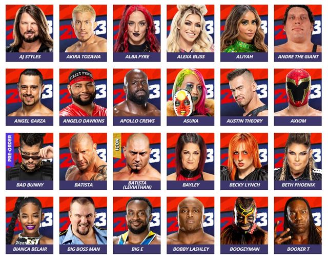 WWE 2K23 prinesie takmer 200 post�v, prin�ame kompletn� zoznam 