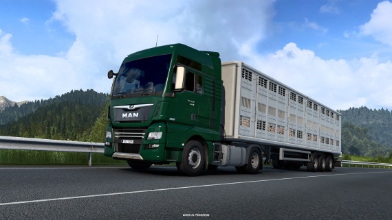 Euro Truck Simulator 2 dostane návesy na prevážanie dobytka