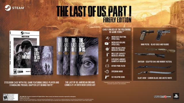 The Last of Us Part I dostane na PC limitovan Firefly Edition  