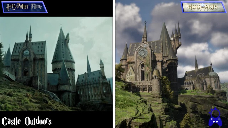 Porovnanie Hogwarts Legacy hry s Harry Potter filmami