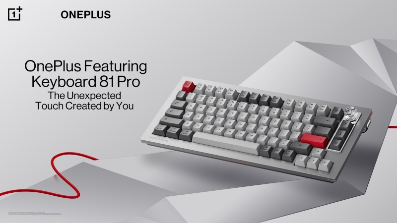 OnePlus predstavil retro klvesnicu Keyboard 81 Pro