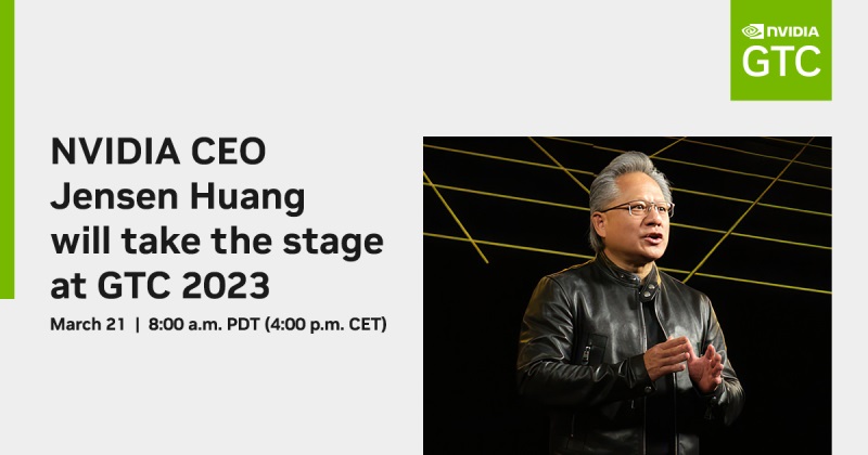 Nvidia dnes otvor svoju GTC 2023 konferenciu
