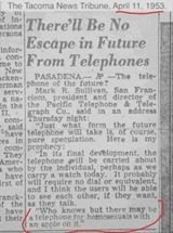 Noviny už v roku 1953 predpovedali budúcnosť