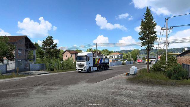 Euro Truck Simulator 2 ukazuje architekt�ru z�padn�ho Balk�nu 