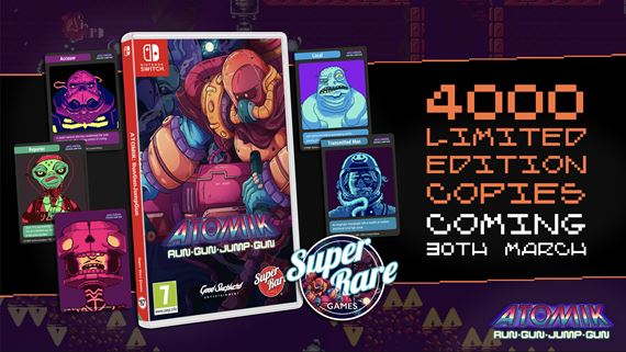 Atomik: RunGunJumpGun predstavuje Switch limitku