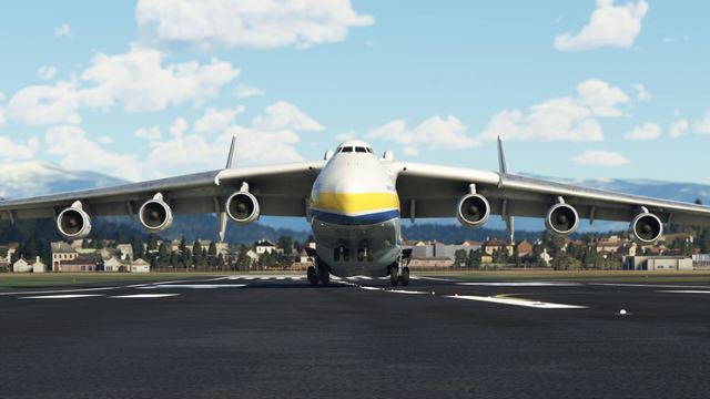 Flight Simulator bli��ie predstavuje Antonov AN-225 lietadlo 