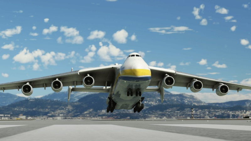 Flight Simulator bliie predstavuje Antonov AN-225 lietadlo