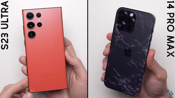 Aký pevný je Galaxy S23 Ultra oproti iPhone 14 Pro max?