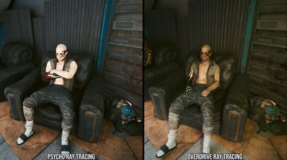 Bližší pohľad na overdrive raytracing v Cyberpunk 2077