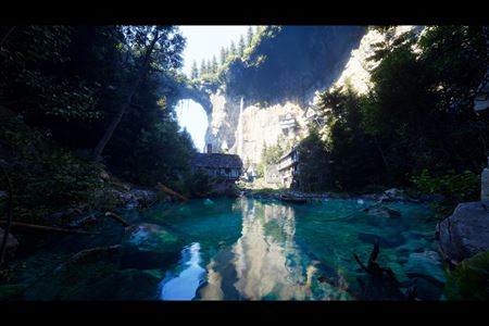 Ukka spracovania dediny v Unreal Engine 5 - Clifwood village  