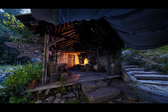 Uk�ka spracovania dediny v Unreal Engine 5 - Clifwood village 