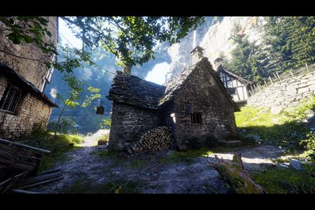 Ukka spracovania dediny v Unreal Engine 5 - Clifwood village  