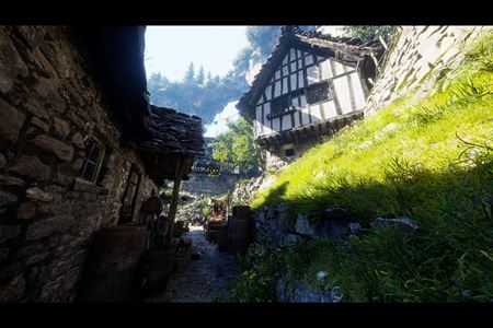 Ukka spracovania dediny v Unreal Engine 5 - Clifwood village  