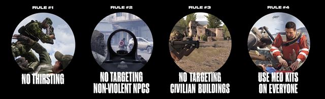 erven kr chce, aby ste v hrch nerobili vojnov zloiny! 