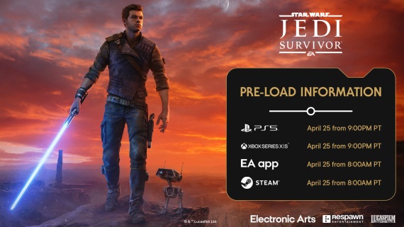 Dnes za��na pre-load Jedi Survivor