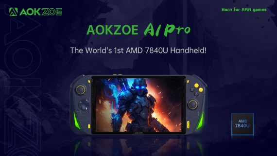 Aokzoe A1 Pro handheld plne predstavený, ukázal aj svoju cenu