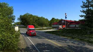 American Truck Simulator ukazuje mest� a meste�k� Oklahomy 