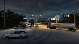 American Truck Simulator ukazuje mest� a meste�k� Oklahomy 