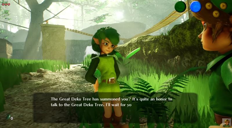 Ukka prepracovania Zelda: Ocarina of Time na Unreal Engine 5.2