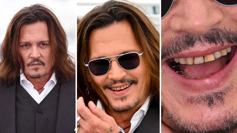 Johnny Depp si neumýva zuby (festival v Cannes)