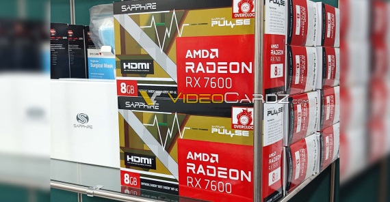 AMD RX 7600 grafické karty sa objavujú u predajcov