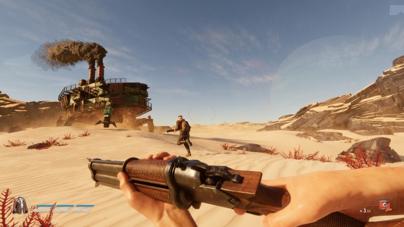 Sand bude multiplayerovka s obrovskmi parnmi strojmi tle Wild Wild West