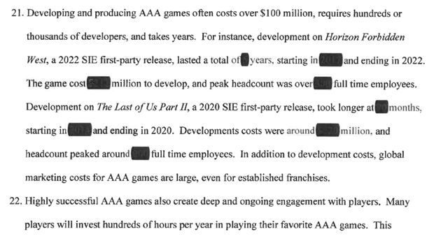 Dokumety zo s�du odhalili rozpo�ty hier The Last of Us Part 2 a Horizon Forbidden West 