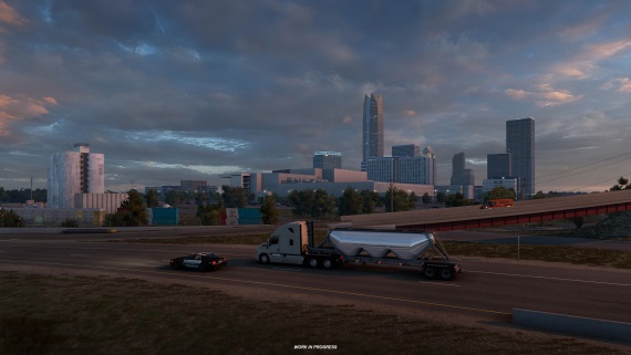 American Truck Simulator ukazuje Oklahoma City