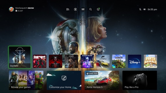 Microsoft spúšťa nový Xbox dashboard