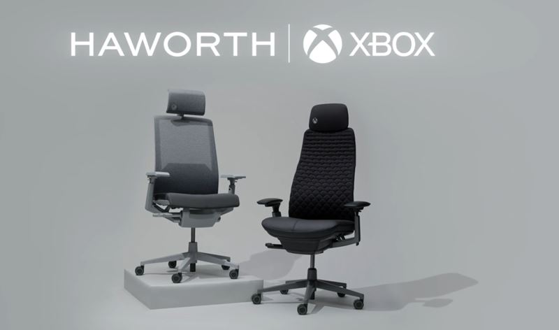 Haworth predstavil licencovan Xbox hern stoliky
