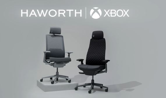 Haworth predstavil licencované Xbox herné stoličky