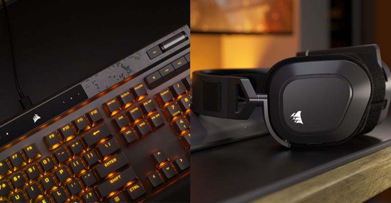 Corsair prin�a nov� customizovate�n� kl�vesnicu a multiplatformov� headset