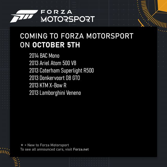 Forza Motorsport prin�a nov� livestream 