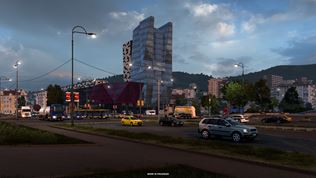 Euro Truck Simulator 2 ukazuje ve�k� mest� z�padn�ho Balk�nu 